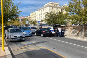 Civitavecchia – Tamponamento su viale della Vittoria (FOTO)