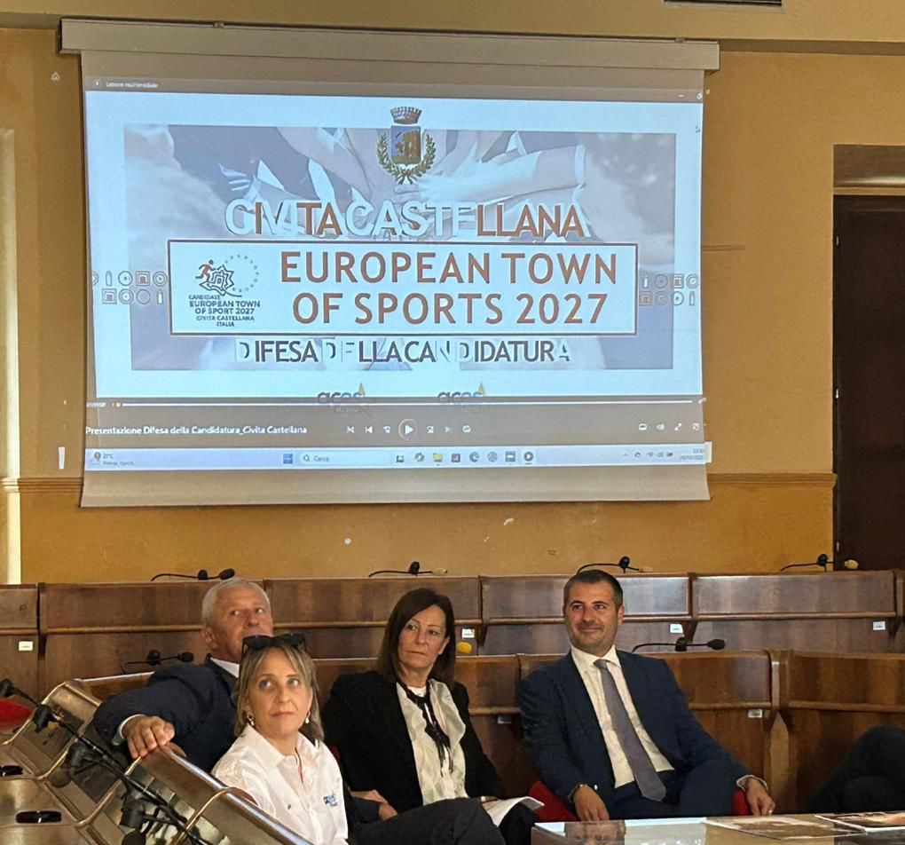 Civita Castellana Comune Europeo dello Sport 2027, Giampieri:”Non solo strutture e impianti, ma una comunità viva e compatta”