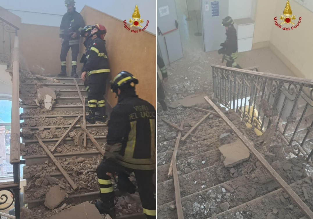 Roma – Crolla il soffitto all’entrata della scuola, evacuazione d’emergenza per tutti gli studenti