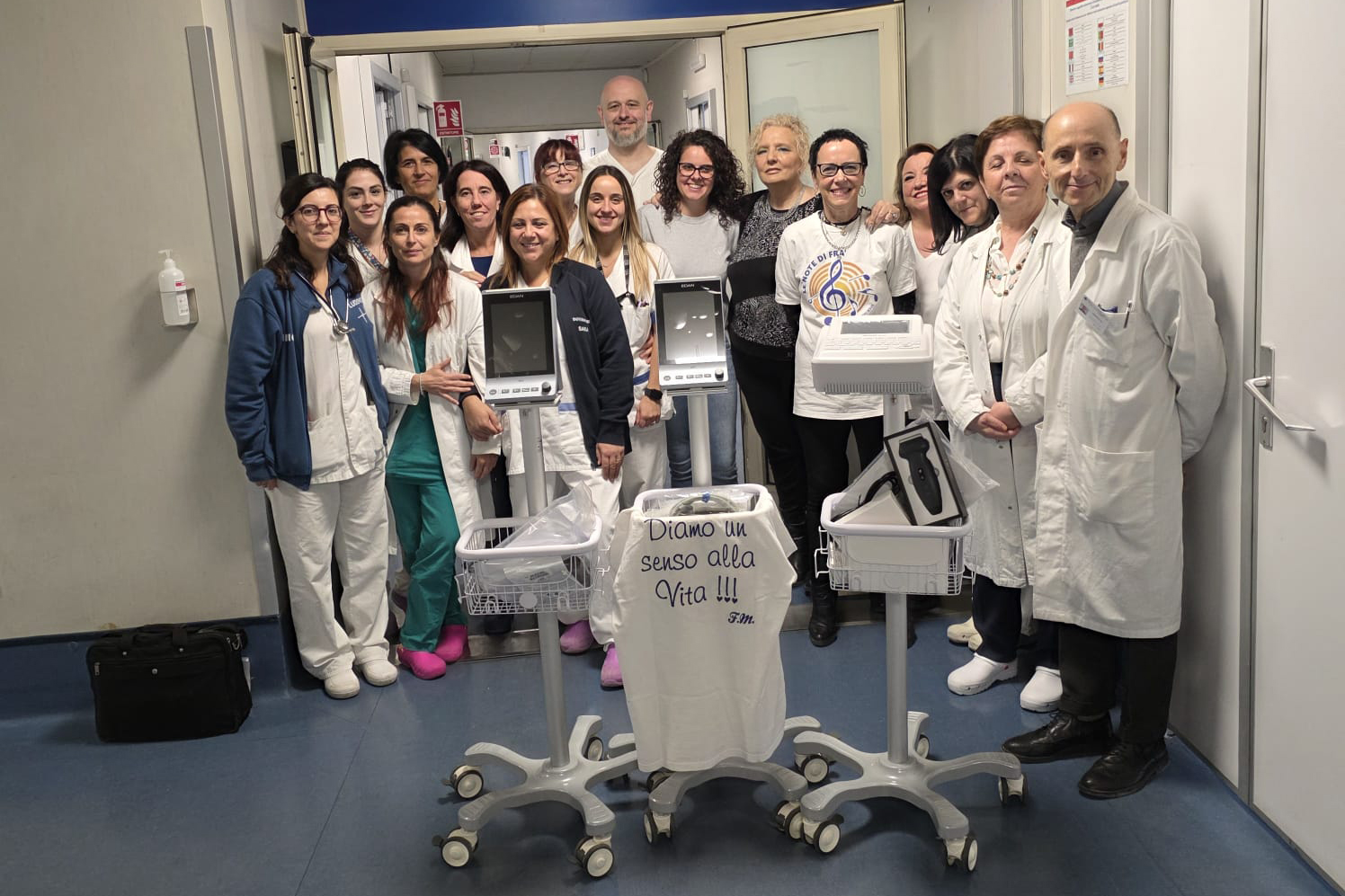 Viterbo – L’associazione “Le Note di Fra’” di Lubriano regala strumentazioni all’ospedale Santa Rosa