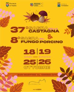 Due week di gusto a San Martino al Cimino  con la Sagra della Castagna e del Fungo Porcino