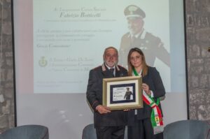 Montefiascone – I saluti del Comune al luogotenente Fabrizio Botticelli