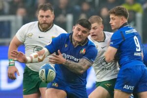 Springboks, dei marziani: l’Italrugby s’inchina, 32-14 Sudafrica con l’uomo in meno
