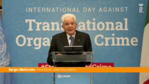 Mattarella “Cooperazione internazionale per vincere il crimine organizzato”