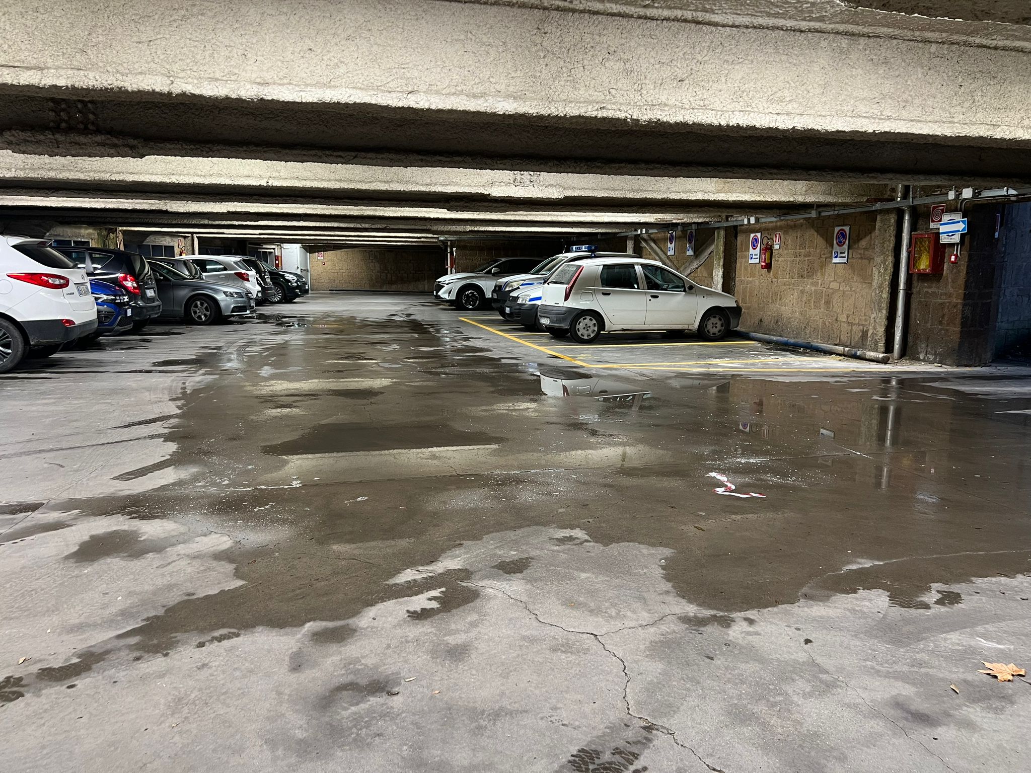 Direzione Domani: “Parcheggio di Orte centro, pozzanghere, infiltrazioni e muffa”