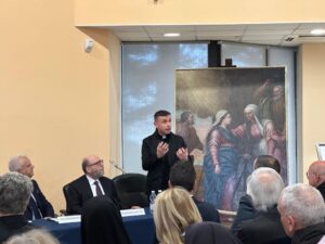 Banca del Fucino, svelato a L’Aquila il restauro della tela “La Visitazione”