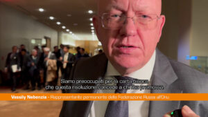 Gaza, Nebenzia “No veto Russia a risoluzione ONU perchè chiesto dai palestinesi”