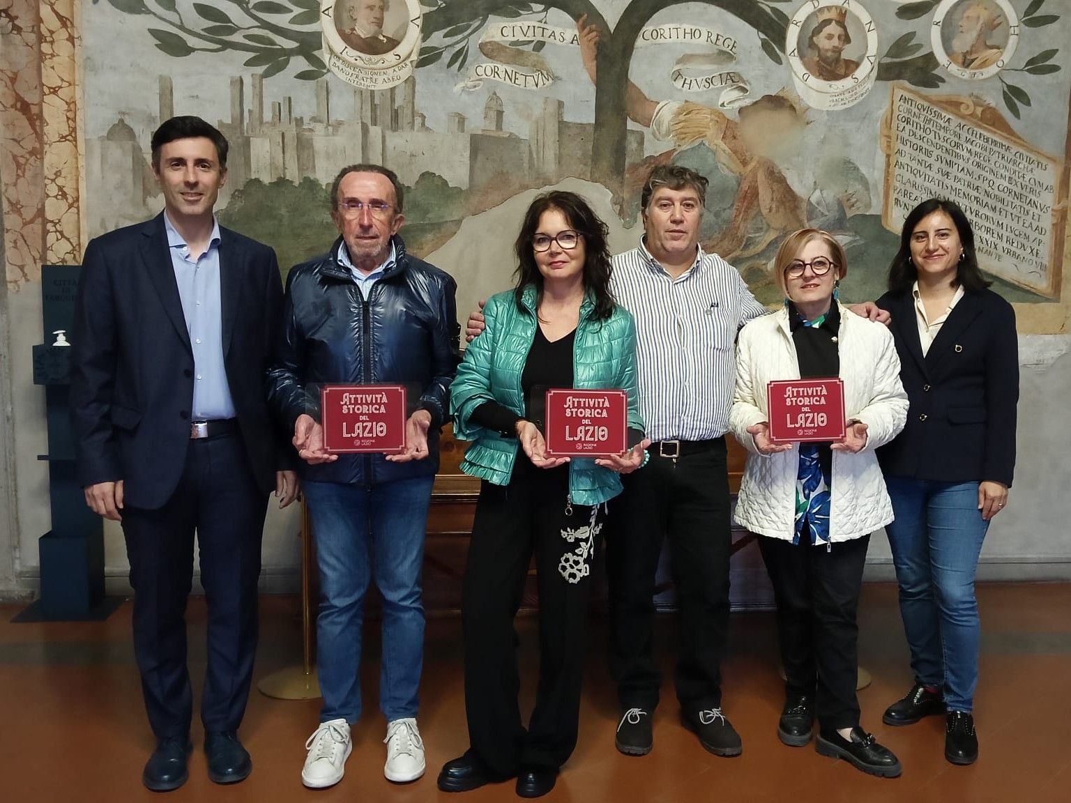 Tarquinia, quattro attività presenti in città da oltre 50 anni ricevono la targa di Botteghe Storiche
