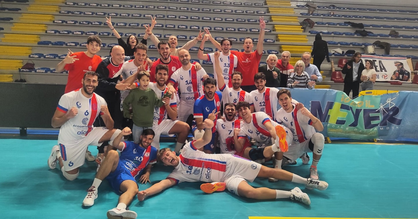 Pallavolo – Ecosantagata, il tie-break dice ancora sì: a Santa Croce sull’Arno finisce 3-2