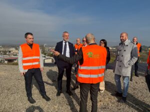 Sopralluogo dell’assessore Ghera alla discarica “Le Lame”di Frosinone: “Messa in sicurezza nostra priorità”