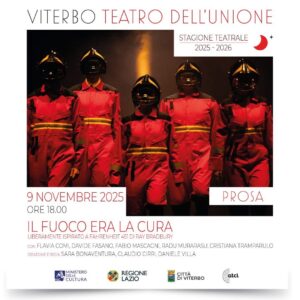 Il Fuoco Era La Cura, tratto da Fahrenheit 451 prossimo spettacolo al teatro dell’Unione di Viterbo