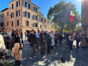 Civita Castellana – Il largo di fronte al Forte Sangallo intitolato al grande artista Alessio Paternesi