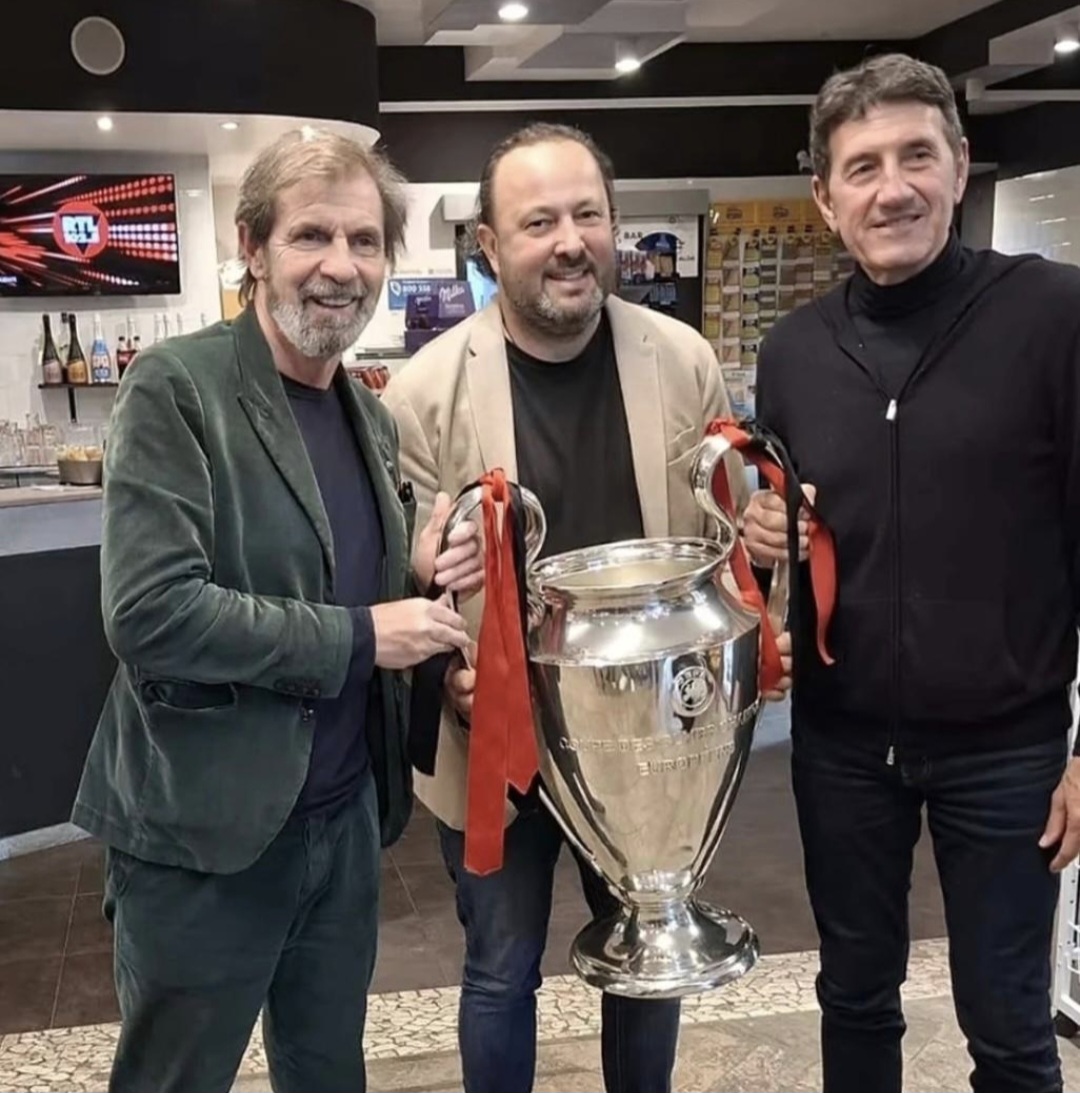 Terracina Rossonera, compleanno d’onore: Champions, Matrone, Giovanni e Filippo Galli sul Tirreno (FOTO)