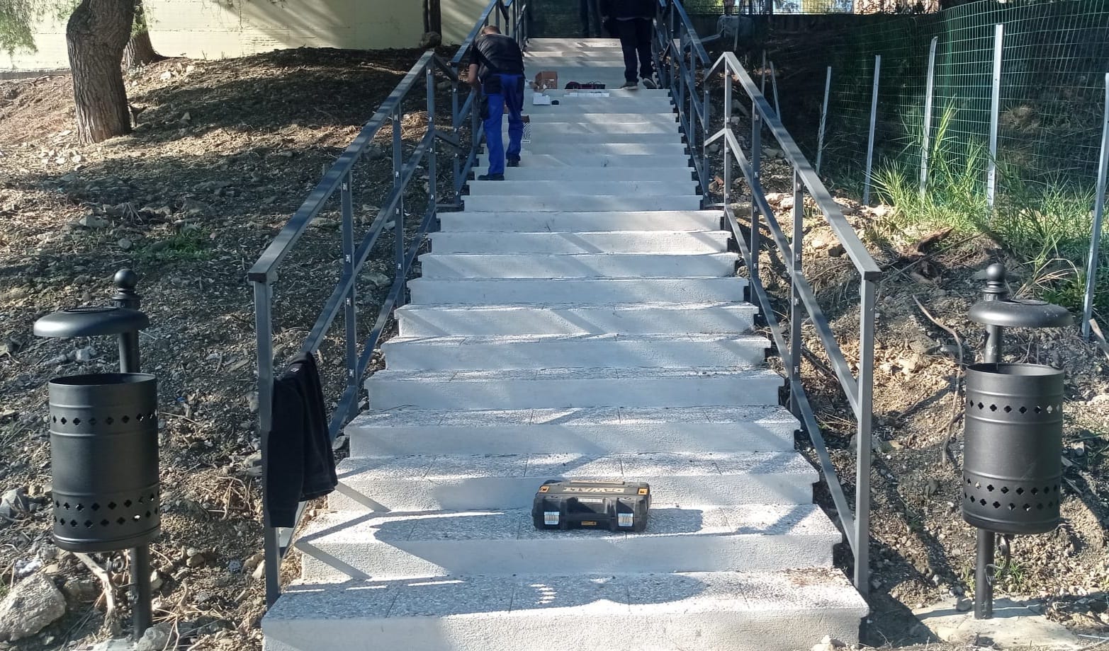 Santa Marinalla – Restyling della scalinata all’ex Fungo, riapertura prevista settimana prossima