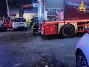 Santa Marinella – Attività commerciale a fuoco, indagini in corso