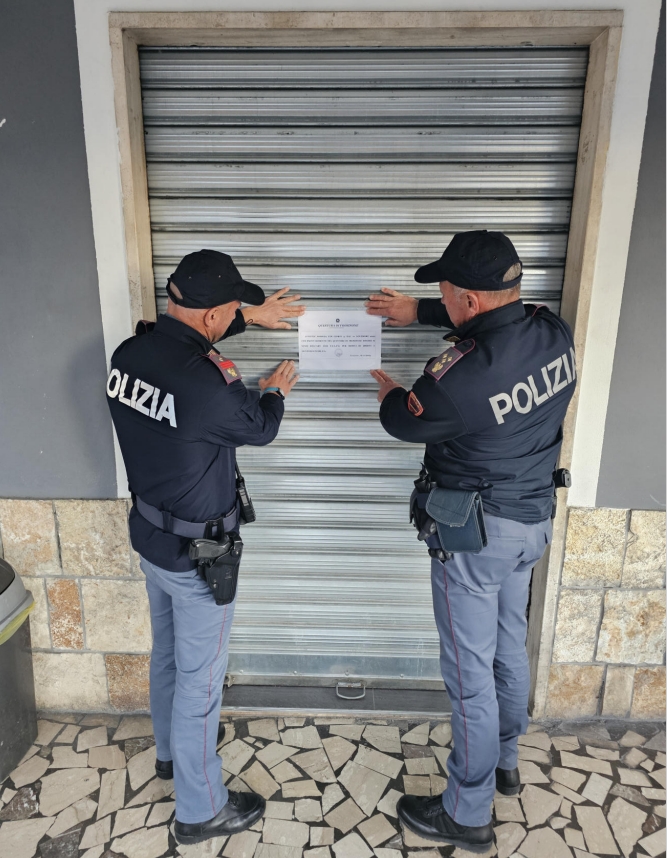 Veroli – Questura dispone la sospensione della licenza ad un bar