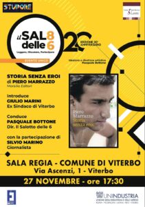 Viterbo – Piero Marrazzo presenta la sua vita umana e professionale al Salotto delle sei