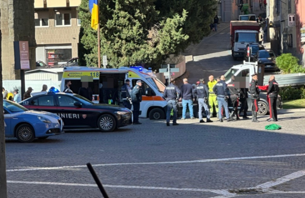 Viterbo – Rissa e coltellate al Sacrario: 118, polizia e carabinieri sul posto