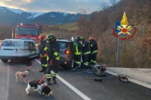 Schianto sulla Salaria: perde la vita il 56enne Adriano Franchi, tratti in salvo i due cani che viaggiavano con lui