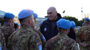 Difesa, Crosetto incontra i militari italiani in missione in Libano