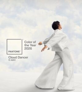 Pantone 2026, il bianco sarà il colore del nuovo anno