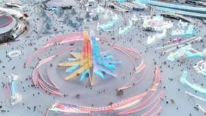 Cina, nello Heilongjiang il più grande parco al mondo a tema ghiaccio e neve