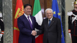 Mattarella riceve al Quirinale il presidente della Mongolia Khurelsukh Ukhnaa