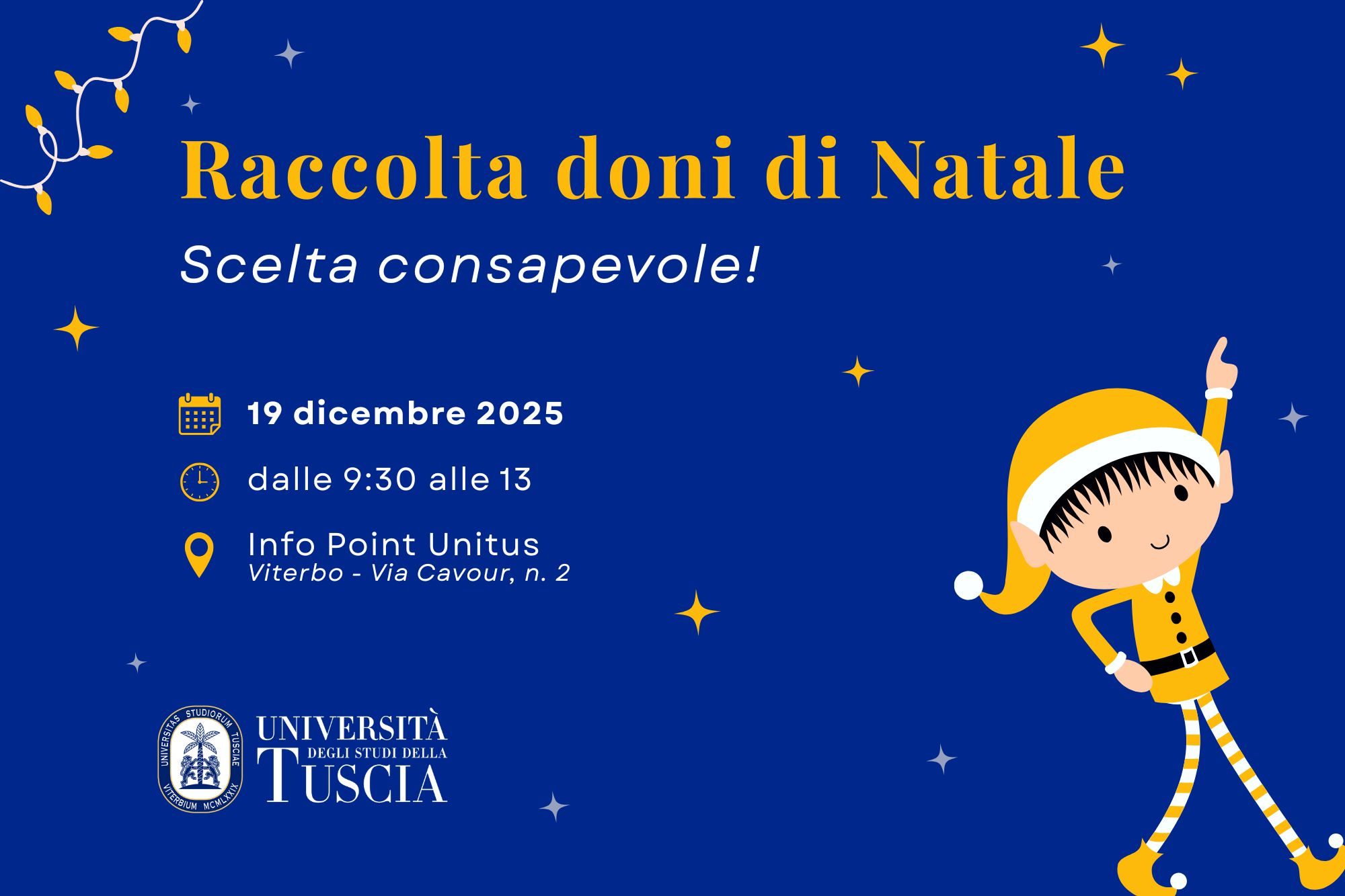 Raccolta di giochi e libri: campagna dell’Unitus per i bambini ricoverati al Santa Rosa
