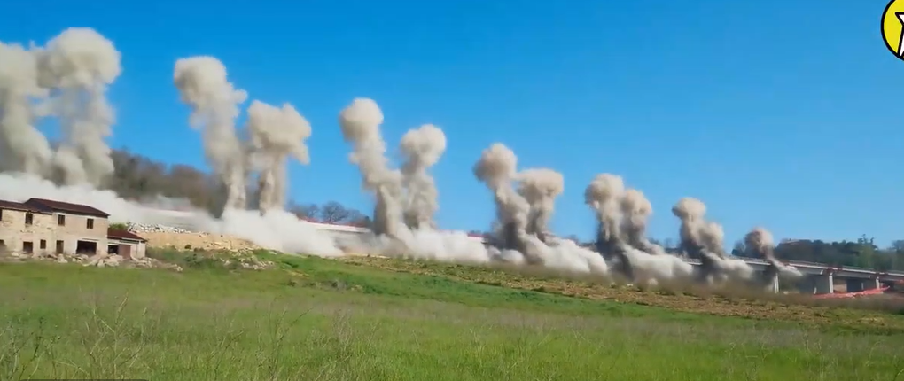 Demolizione viadotto Paranza: strada provinciale chiusa al traffico