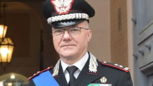 Il generale Ugo Cantoni in visita al Comando Provinciale dei carabinieri di Viterbo