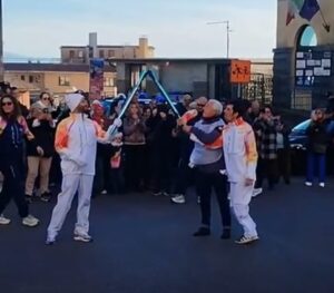 La Nautilus Civitavecchia: “Il nostro Francesco Maria Trotta ha avuto l’onore di portare la Fiamma Olimpica”