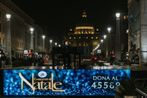 Trionfa la solidarietà al Concerto di Natale in Vaticano: sarà trasmesso il 25 dicembre su canale 5