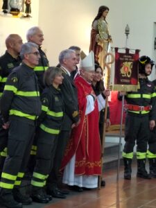 I Vigili del Fuoco celebrano la patrona Santa Barbara