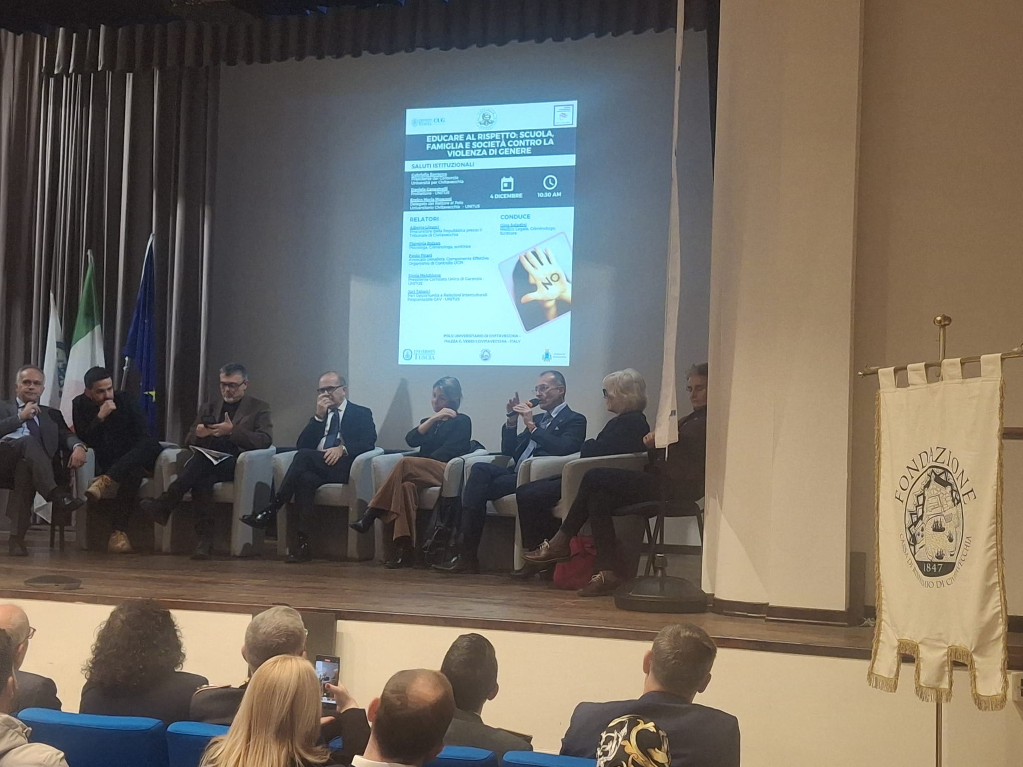 Università per Civitavecchia – “Educare al Rispetto”: istituzioni, scuola e generazioni a convegno per combattere la violenza di genere (FOTO)
