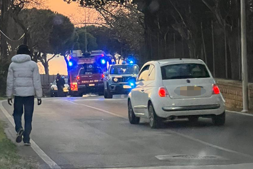 Civitavecchia – Perdita di gas a zona San Liborio, Polizia e Vigili del fuoco sul posto (FOTO)