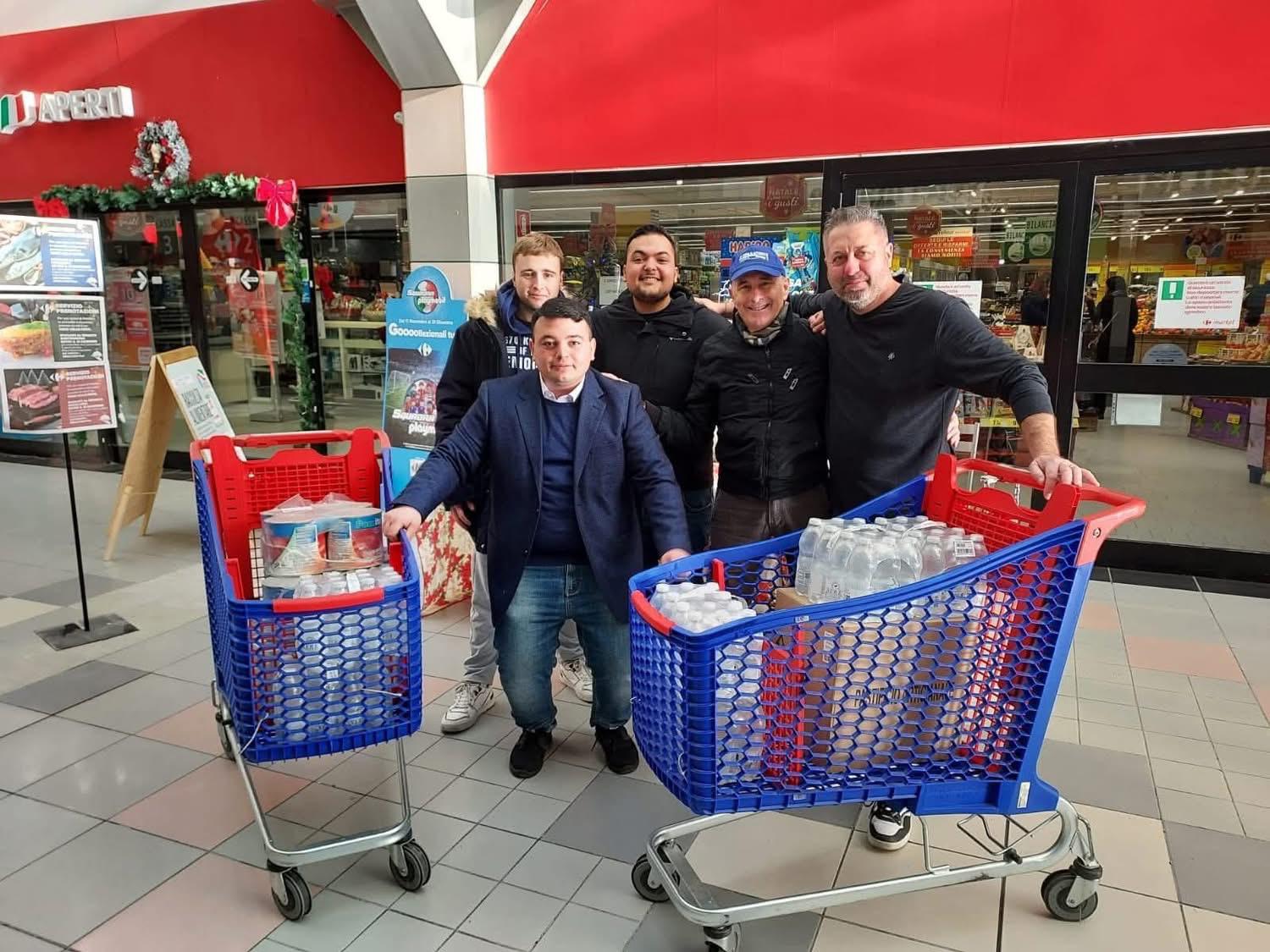 Tarquinia – Successo per la raccolta solidale promossa da Gioventù Nazionale