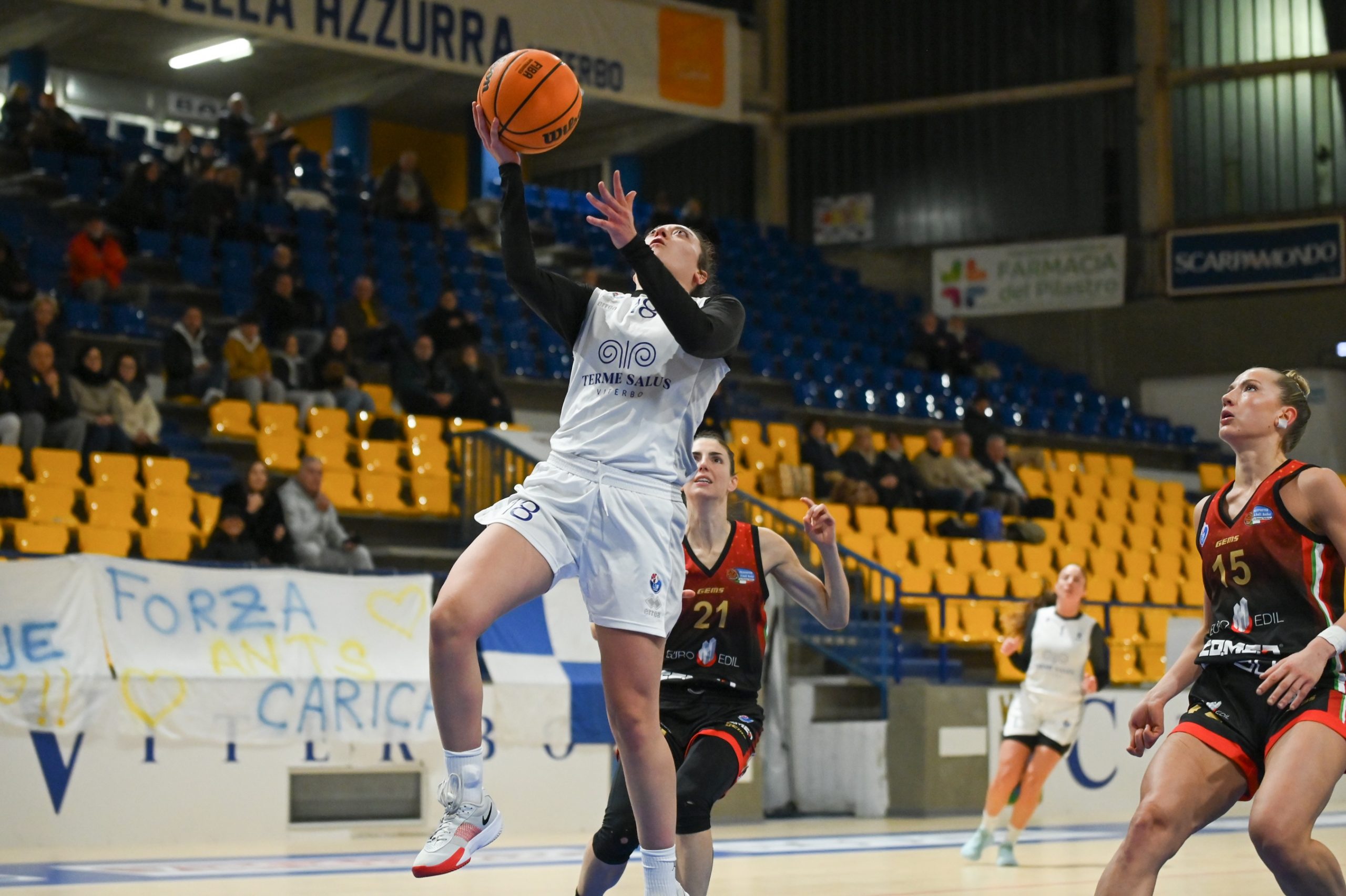 Pallacanestro – Netta sconfitta per le Terme Salus Viterbo a Empoli (71-39)