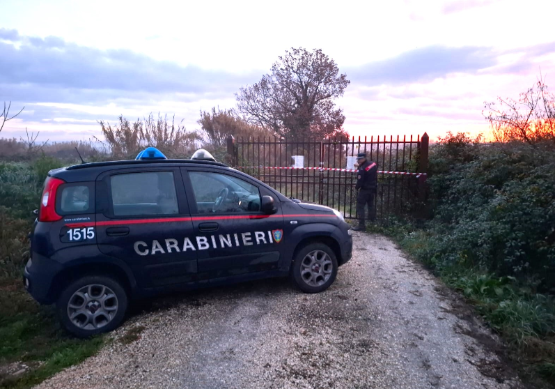 Fabrica di Roma – Scoperta e sequestrata discarica abusiva di 3.000 mq