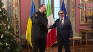 La Russa riceve in Senato il presidente del Parlamento ucraino