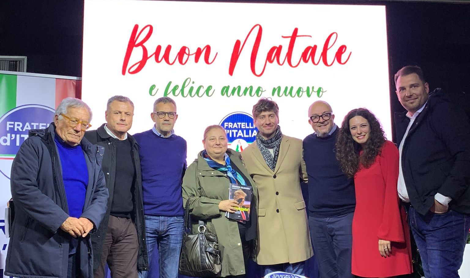 Viterbo – Fratelli d’Italia fa il pieno all’evento di Natale: appartenenza, impegno e solidarietà