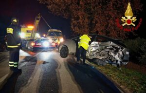 Spoleto – Brutto incidente a catena coinvolge cinque auto