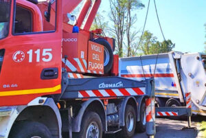 Viterbo – Incidente sulla Superstrada, camion cappotta in direzione Orte