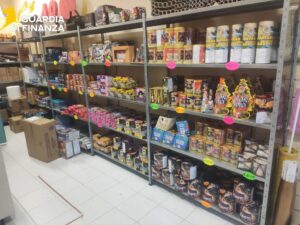 Viterbo – Sequestrate quasi tre tonnellate di materiale pirotecnico pericoloso: un denunciato