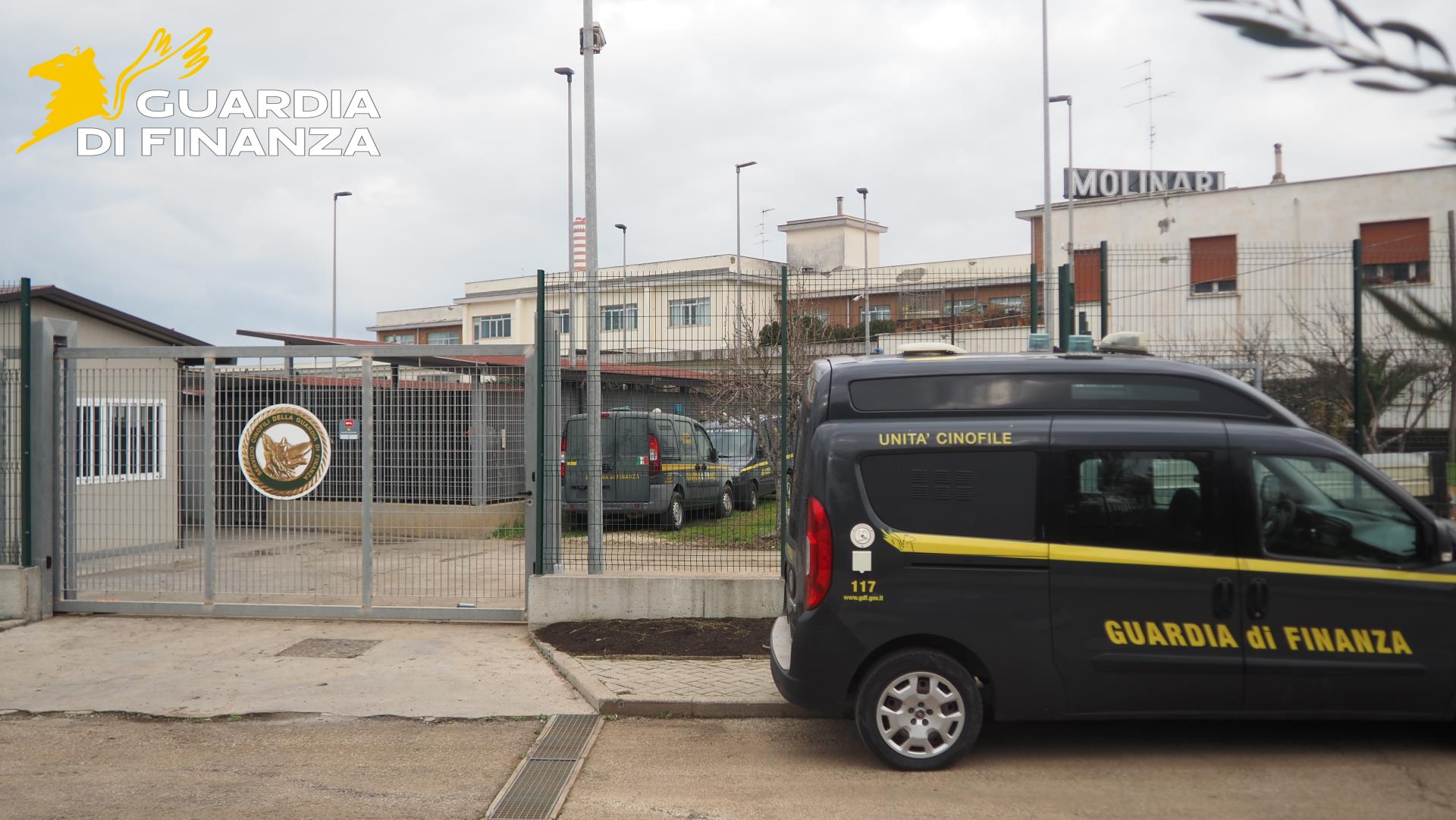 Civitavecchia – Porto, nuova area di addestramento per le unità cinofile della Guardia di finanza