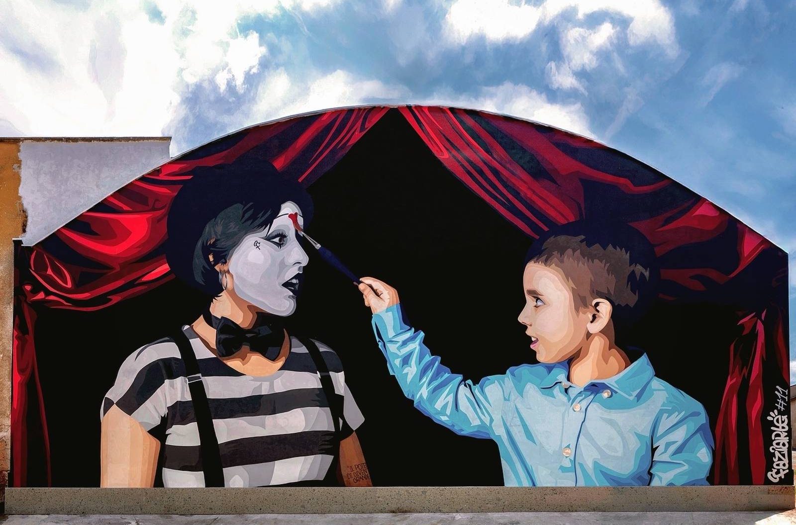 Da Blera al mondo, il murale dell’artista viterbese Faziarte candidato tra i migliori del pianeta