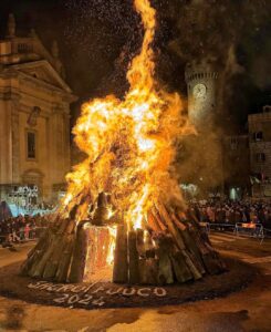 Viterbo – Accensione Fuoco di Sant’Antonio a Bagnaia, occhi ai divieti di sosta