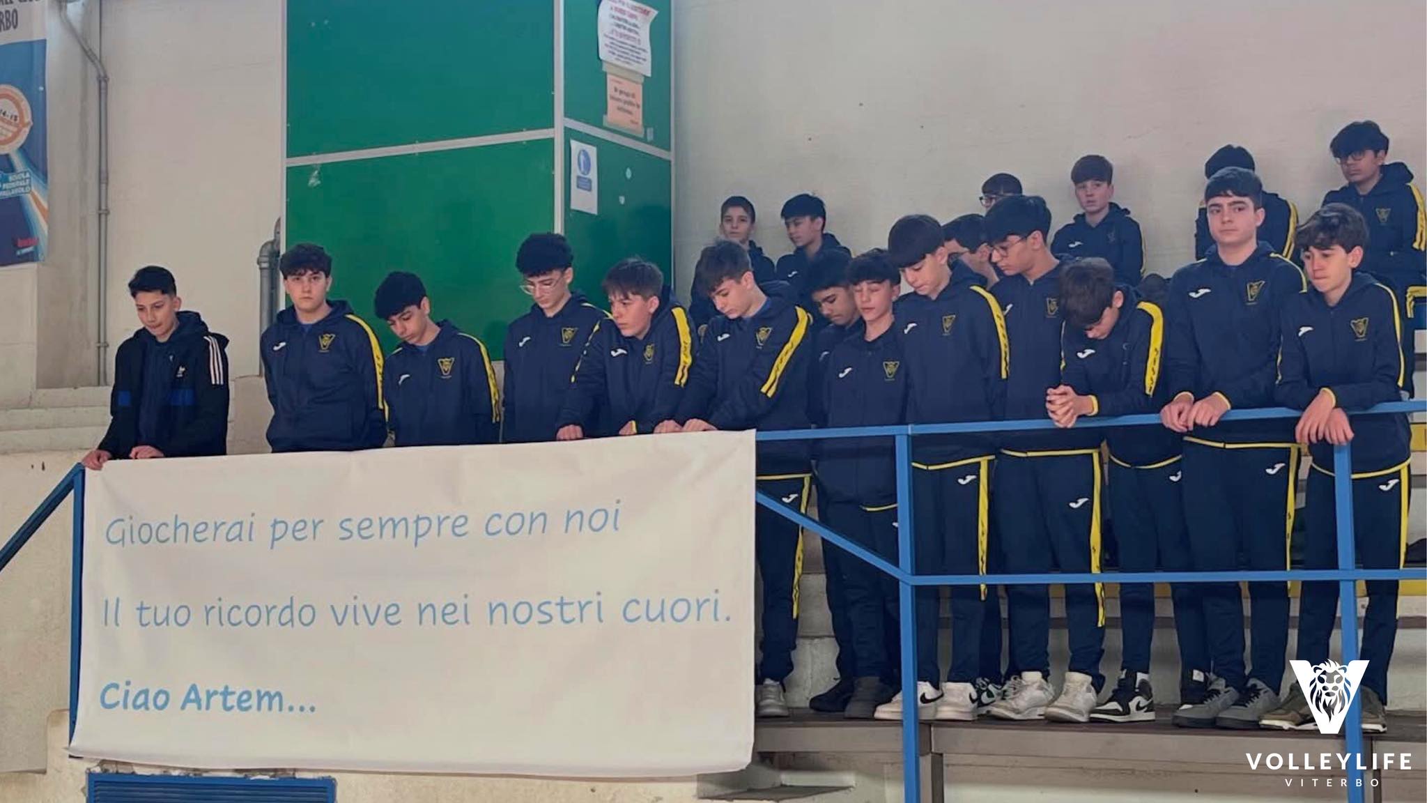 Viterbo – La Volley Life ricorda Artem Shyliuk: “Sempre con noi, mai dimenticato”