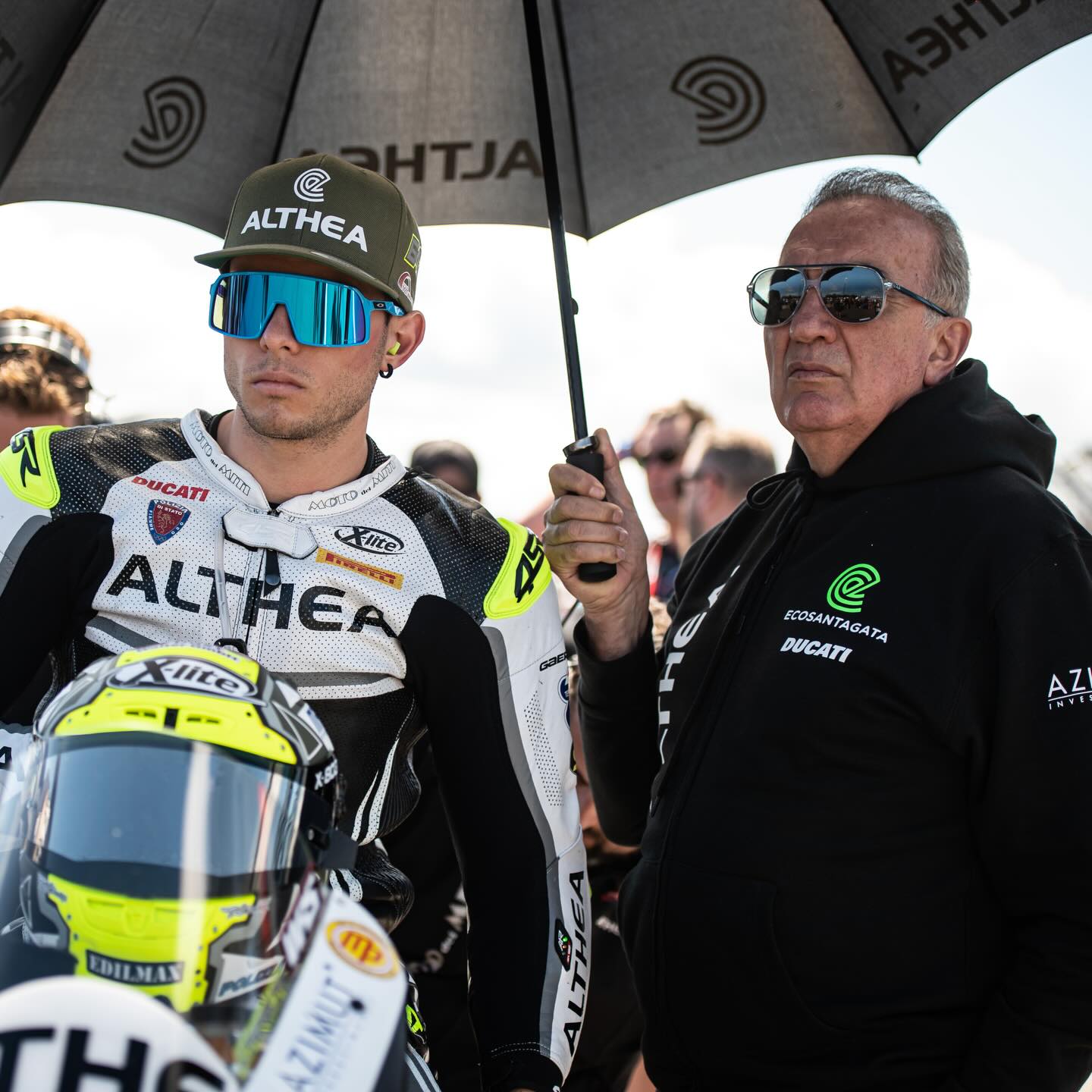 Il motociclista Federico Caricasulo, campione con Althea del Gran Premio dell’Indonesia, piange la scomparsa di Genesio Bevilacqua