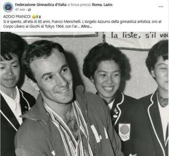 Italia sportiva in lutto – S’è spento Franco Menichelli, il papà della ginnastica artistica