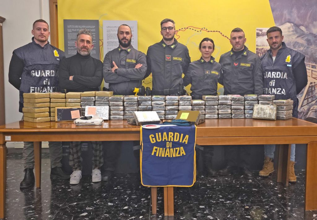 Sequestrati 110 kg di cocaina in un autoarticolato a Gorizia